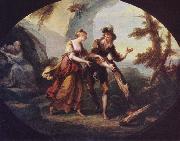 Angelica Kauffmann Miranda and Ferdinand in The Tempest oil painting picture wholesale